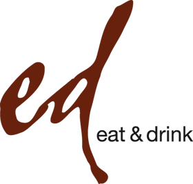 Logo vom ed-Bistro "eat & drink" im Konstanzer E-Center